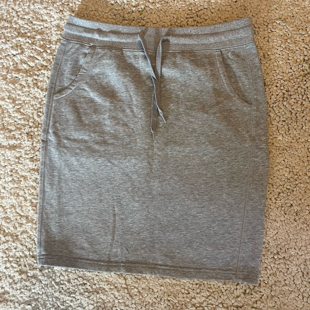 ZYIA: Take Me Everywhere Skirt, S/Grey